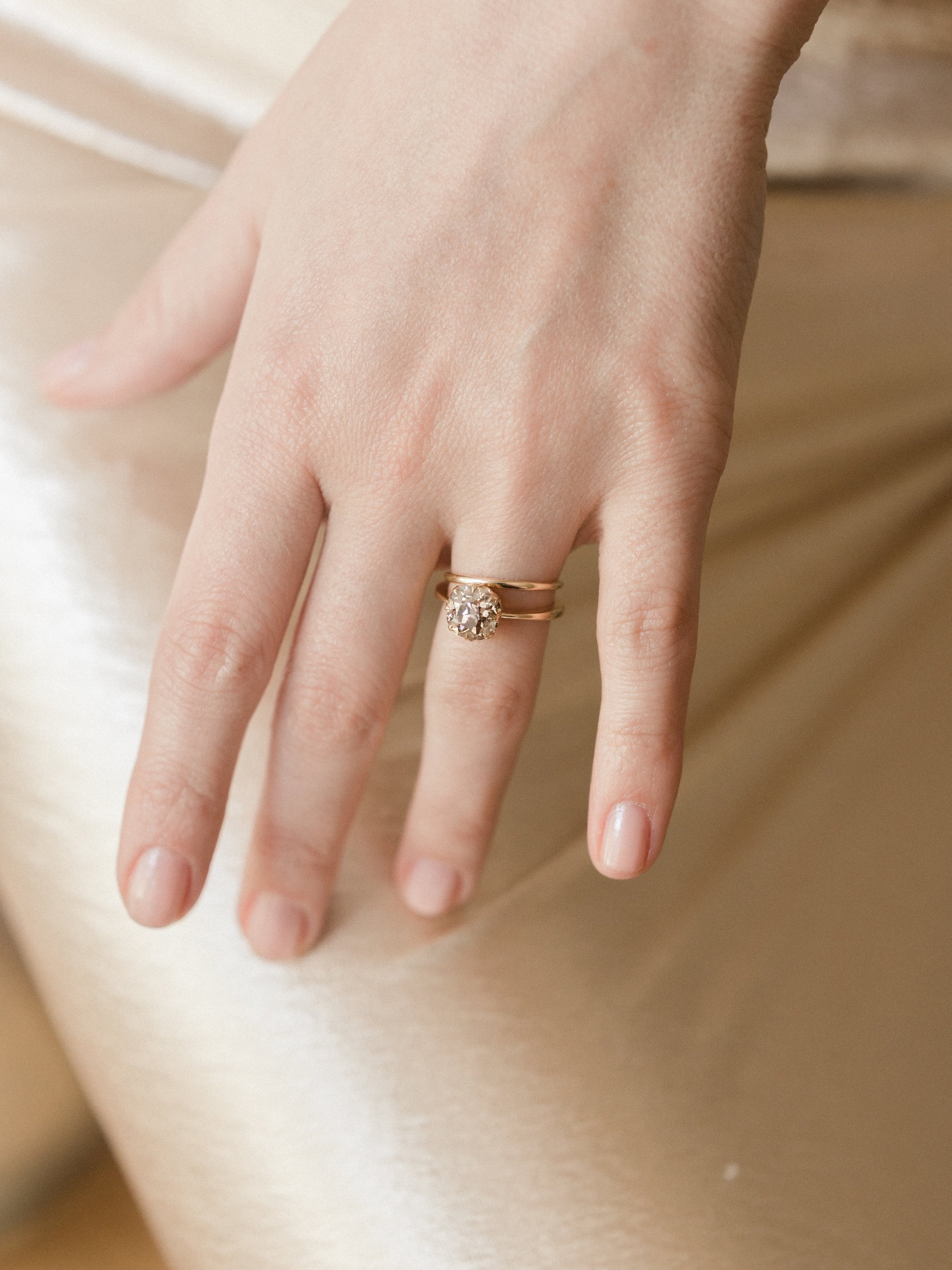 2.32ct old mine cut diamond