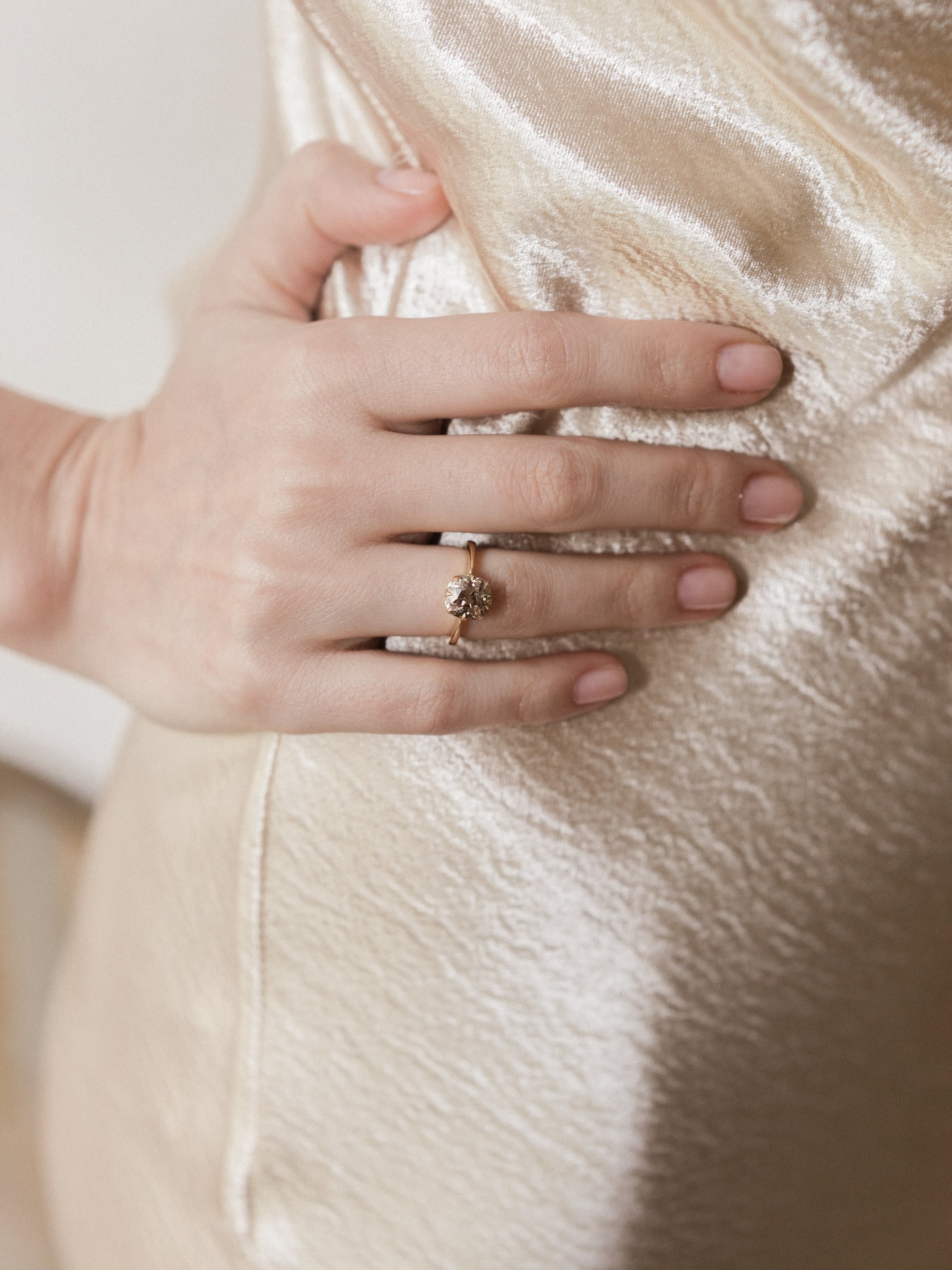 2.32ct old mine cut diamond