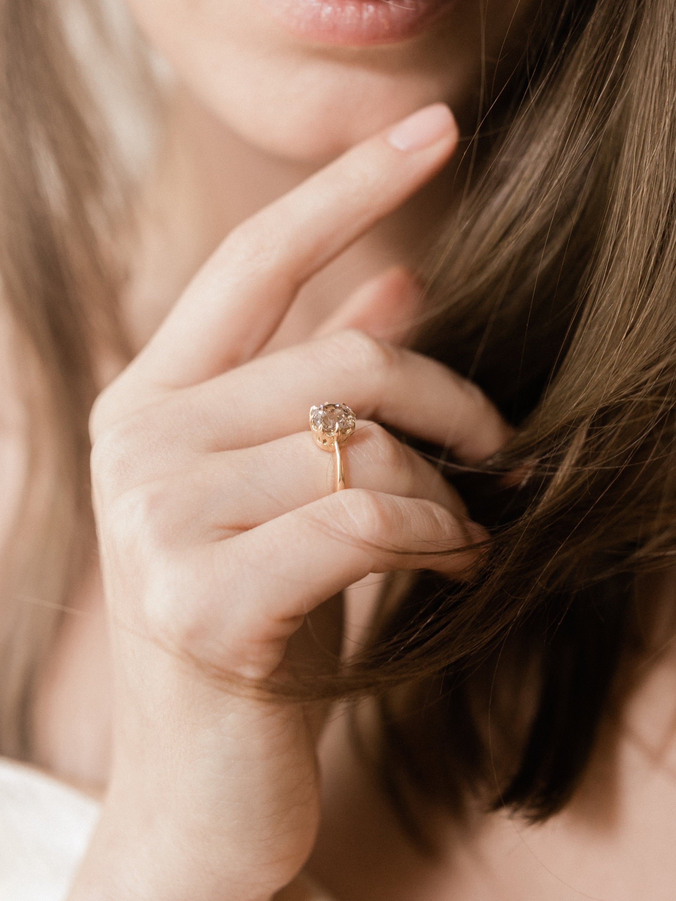 2.32ct old mine cut diamond