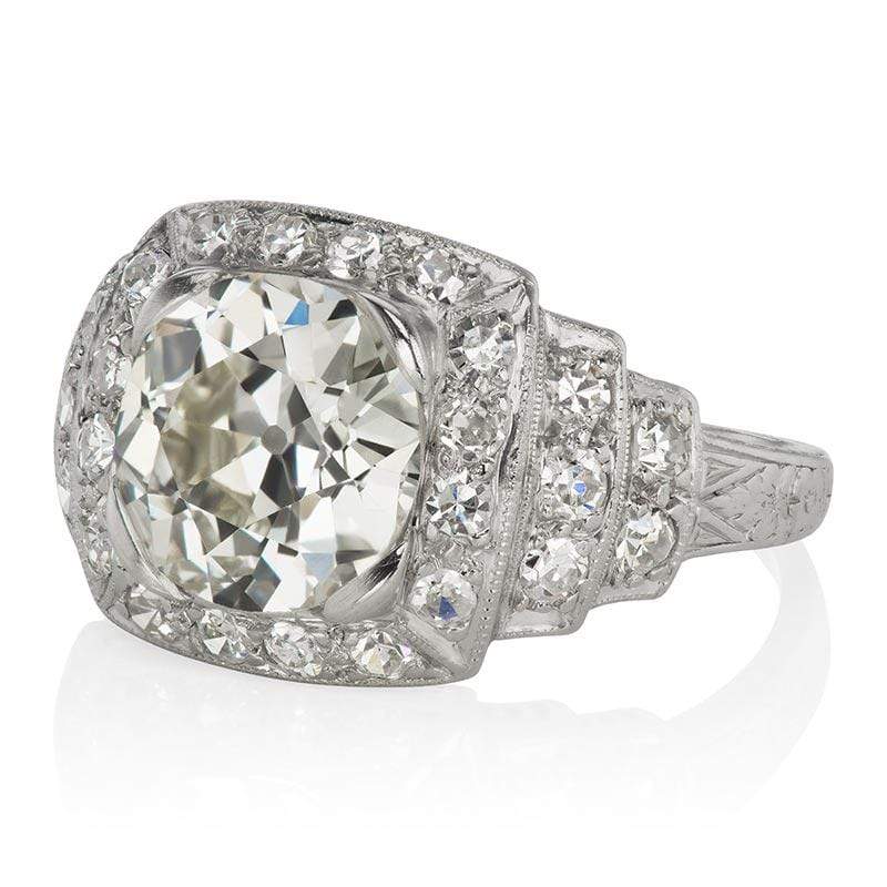 2.33ct old European cut diamond diamond engagement ring