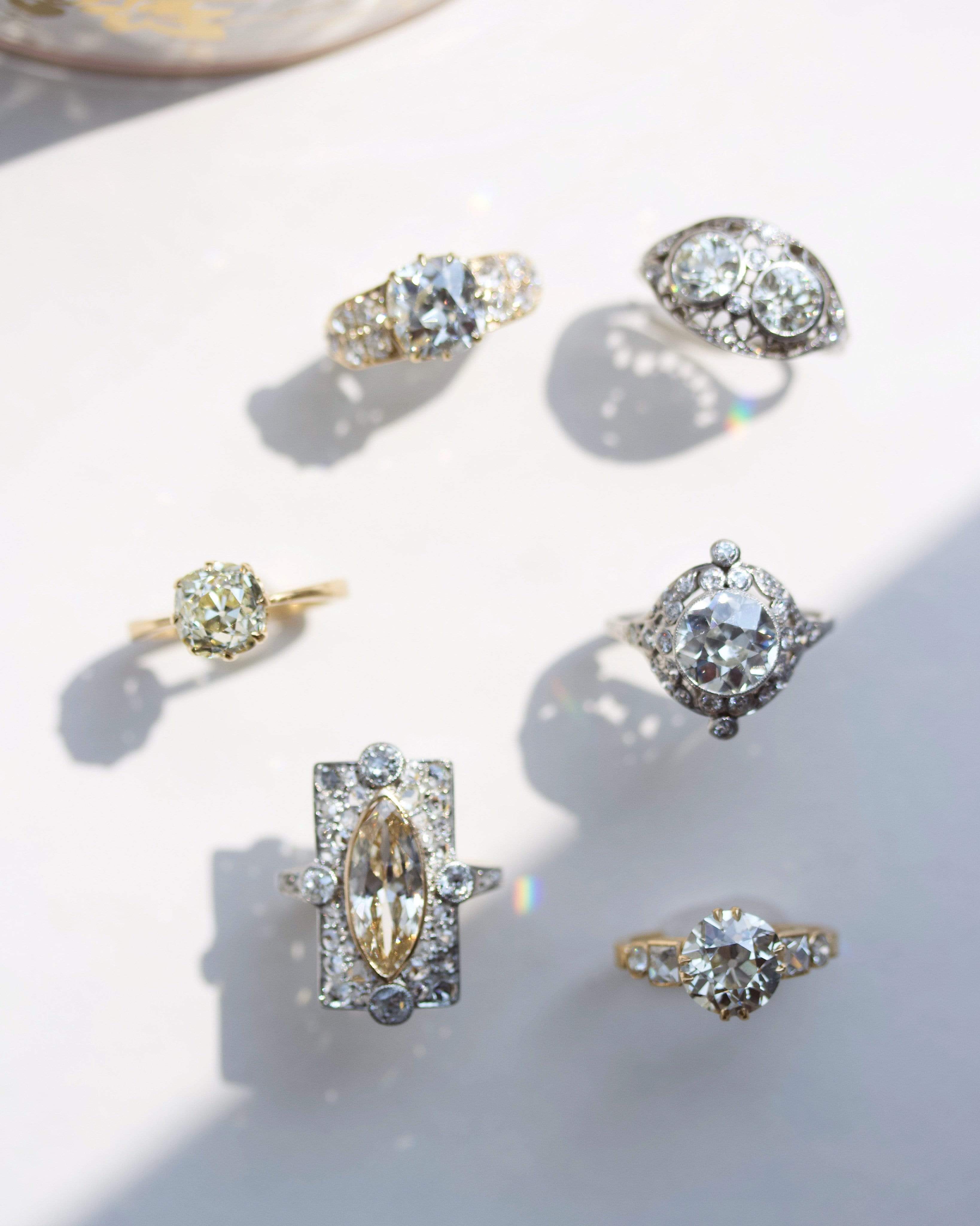 2.34ct old European cut diamond