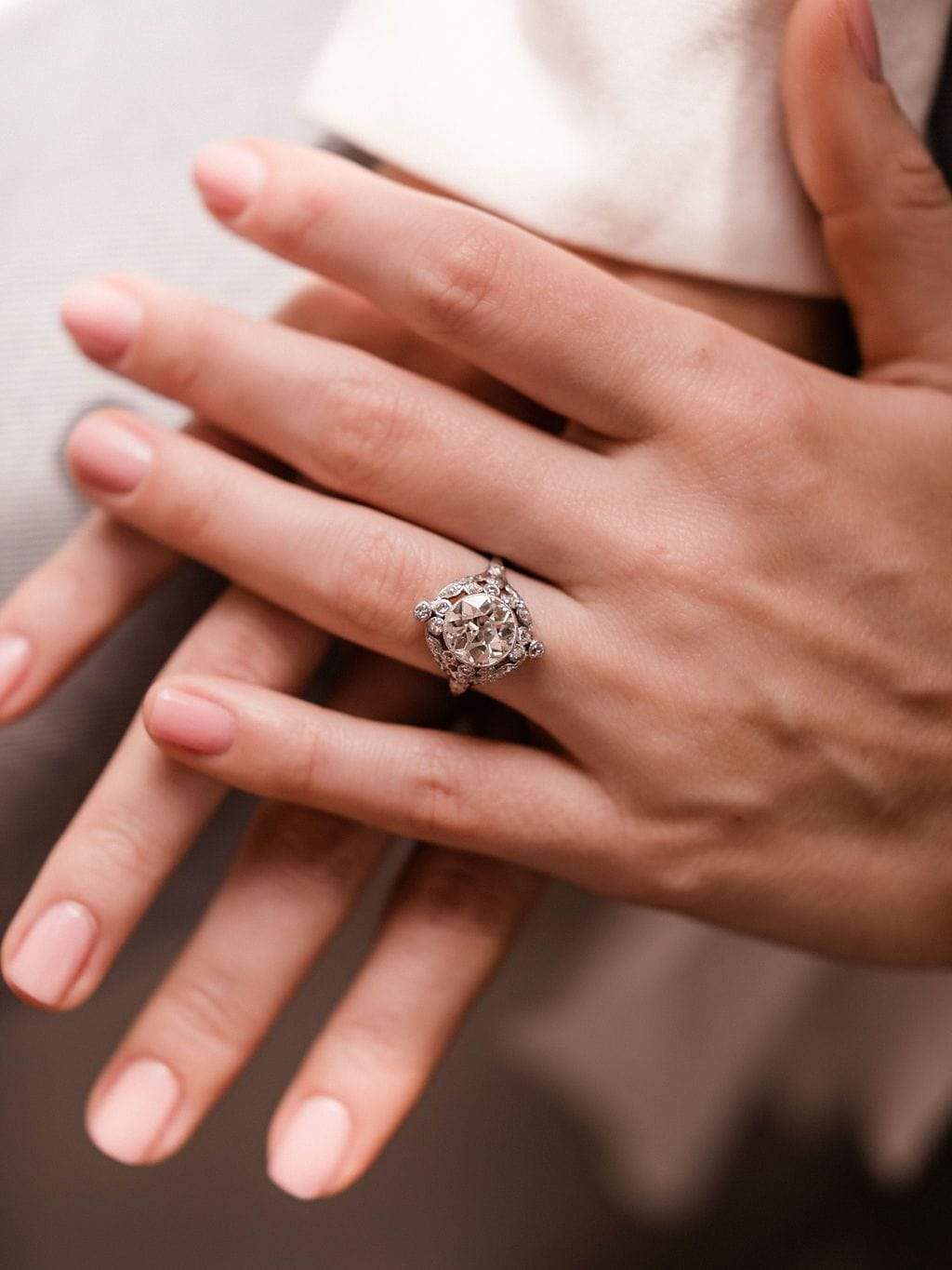 2.34ct old European cut diamond