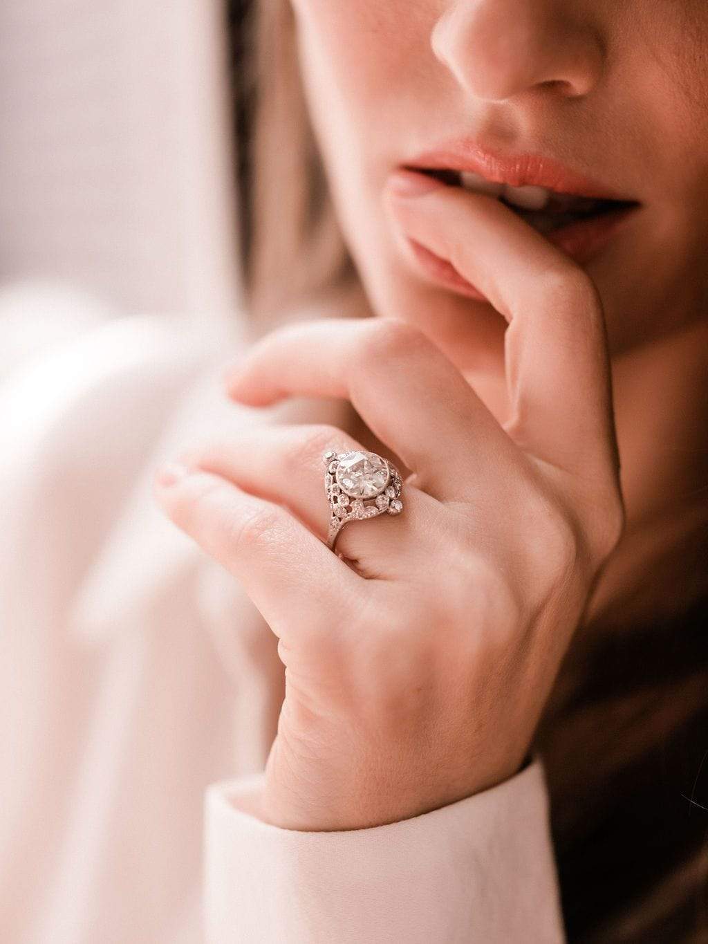 2.34ct old European cut diamond