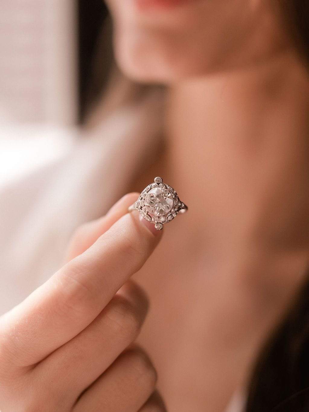 2.34ct old European cut diamond