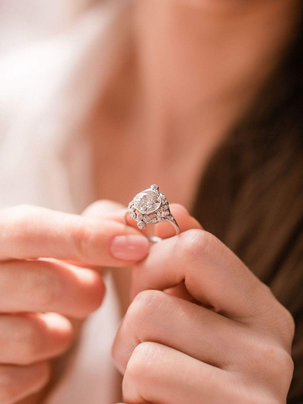 2.34ct old European cut diamond