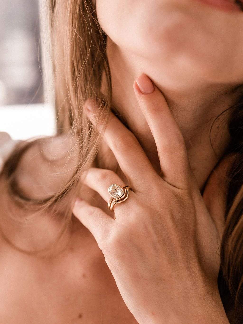 2.34ct old mine cut diamond