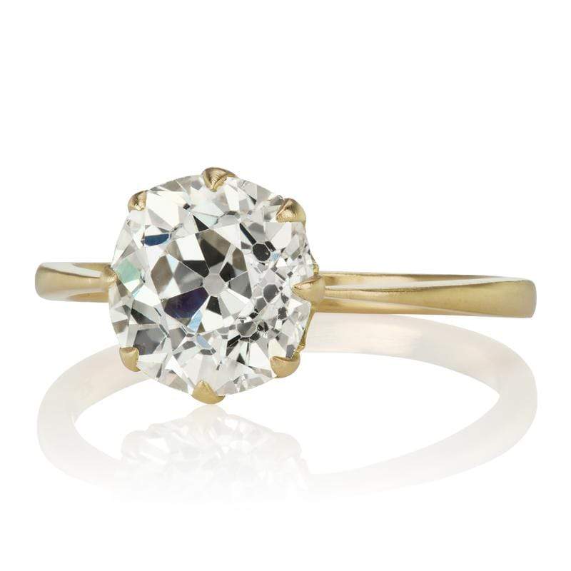 2.35ct old mine cut diamond