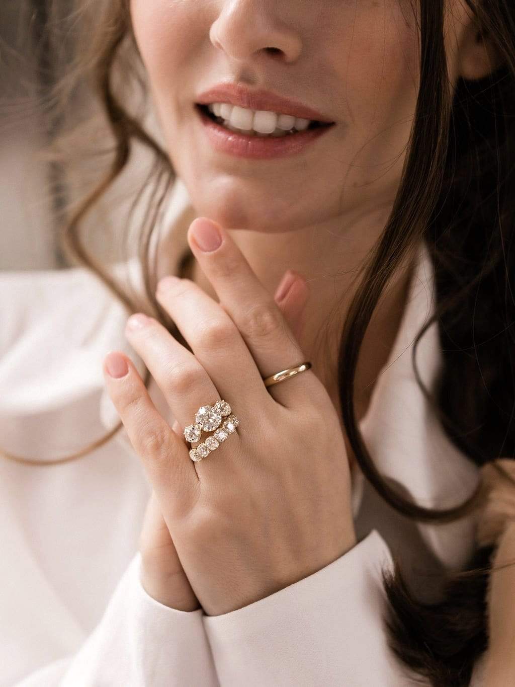 2.39ctw old mine cut band