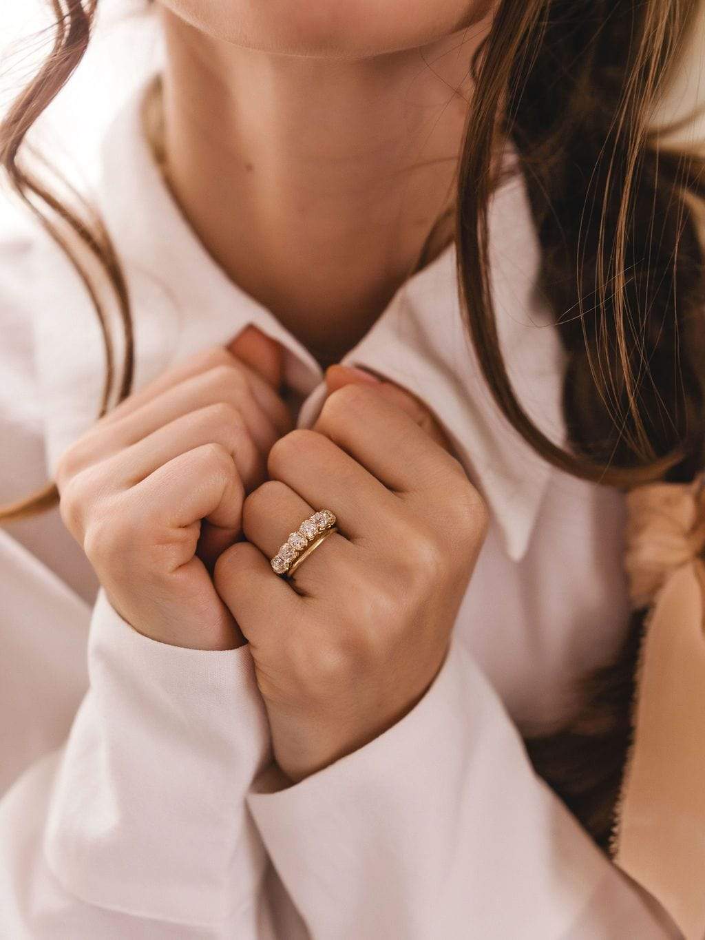 2.39ctw old mine cut band