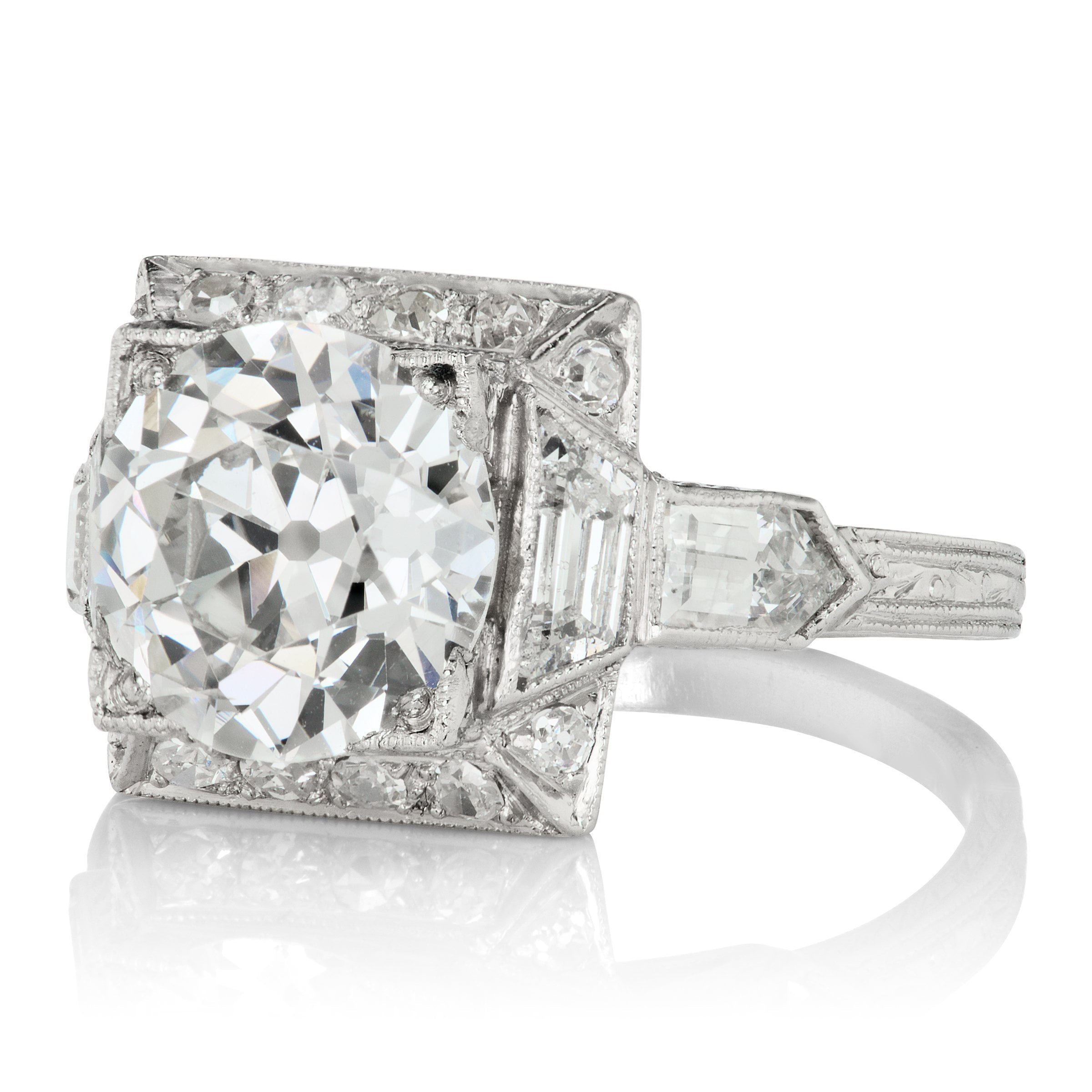 2.47ct old European cut diamond