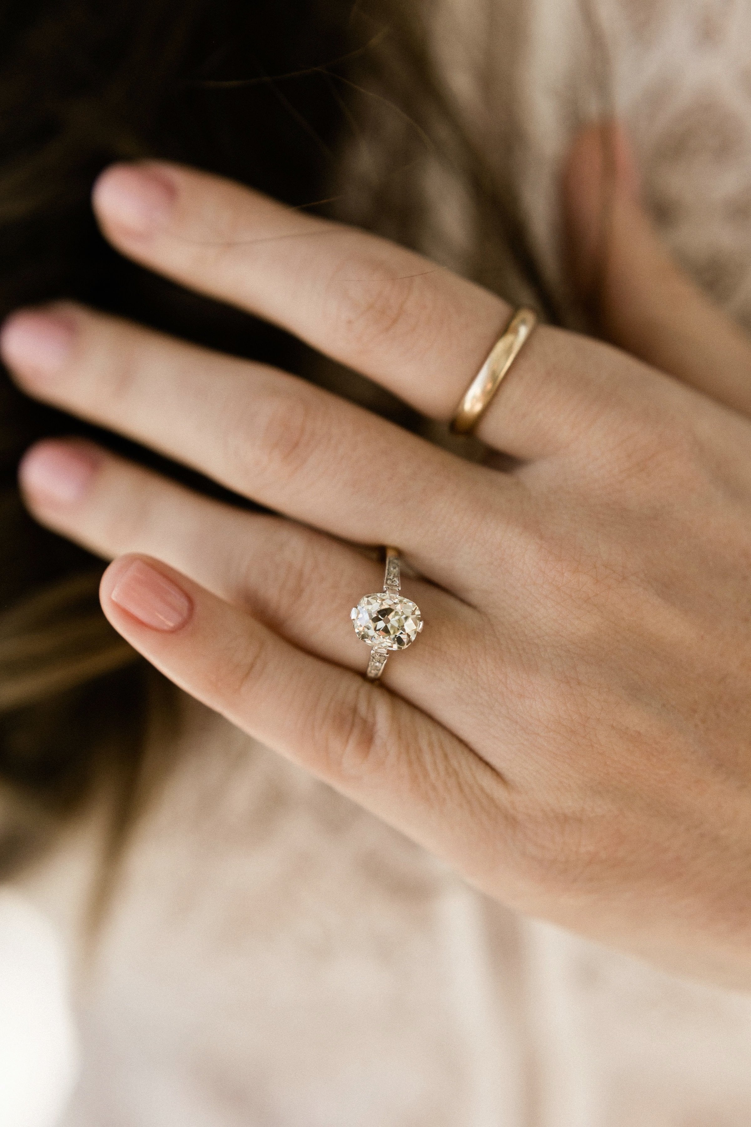 2.50 old mine cut diamond