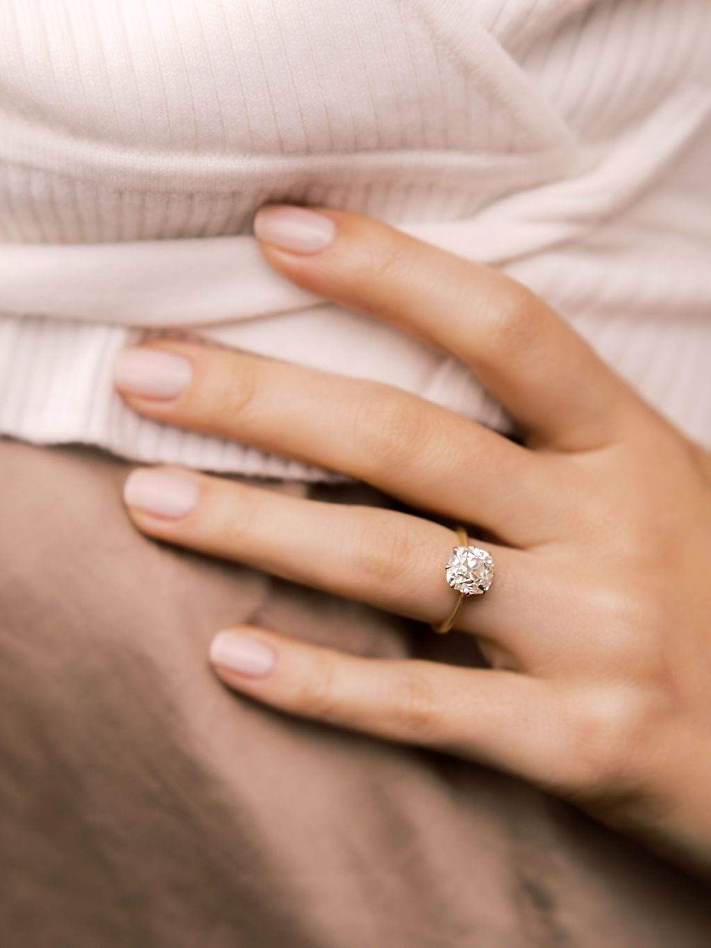 2.51ct old mine cut diamond