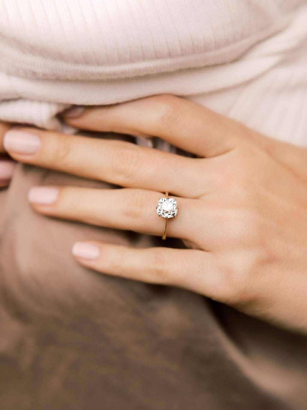 2.51ct old mine cut diamond