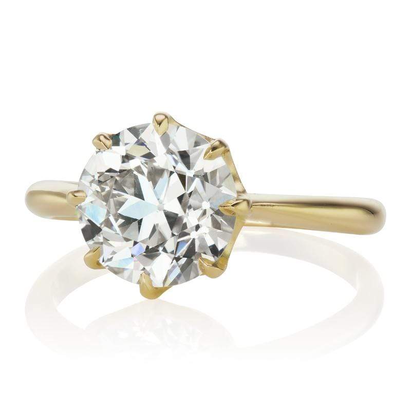 2.57ct old European cut diamond