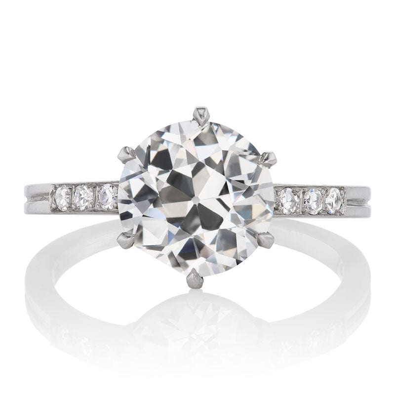 2.57 ct Antique Diamond Engagement Ring
