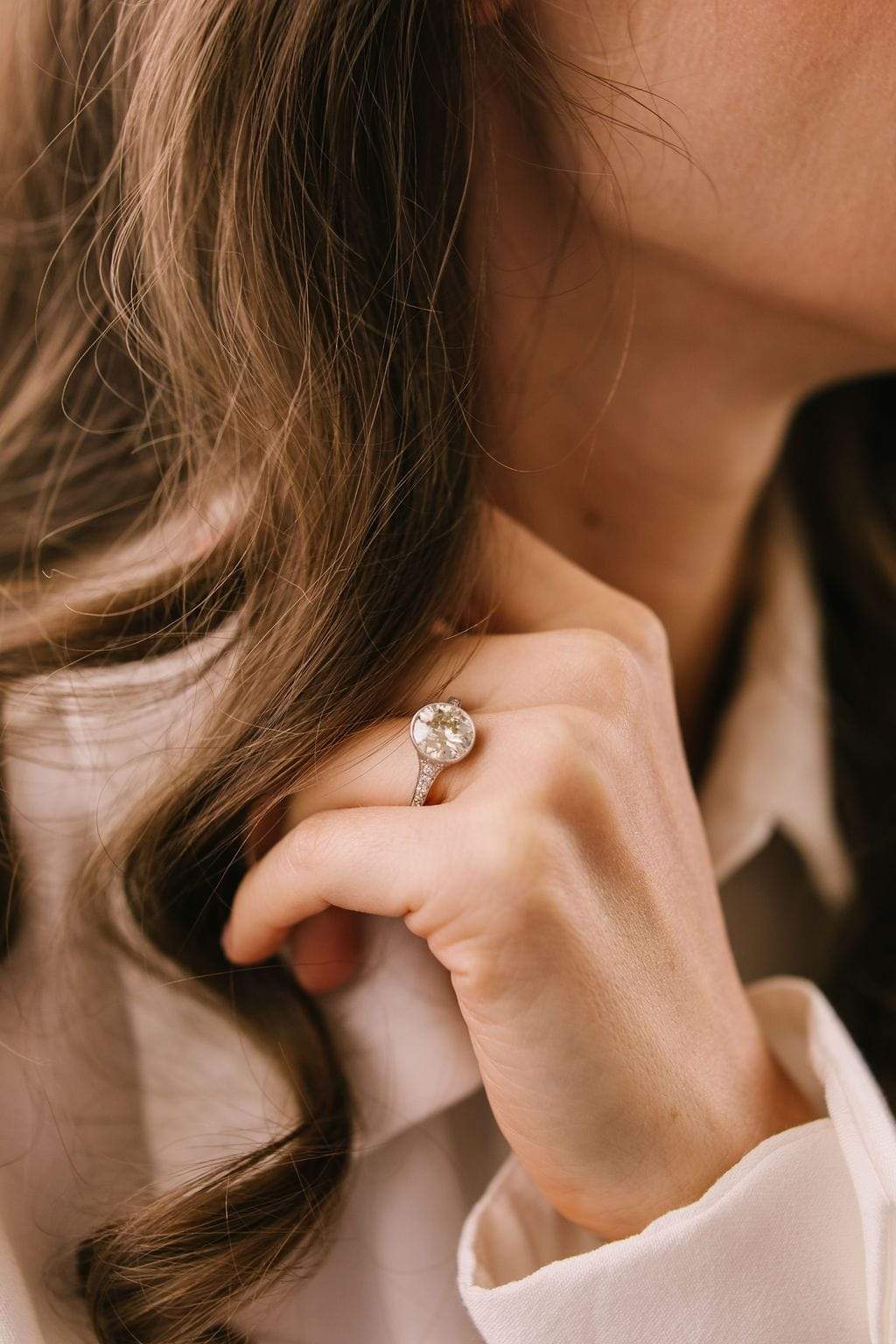 2.58ct old European cut diamond