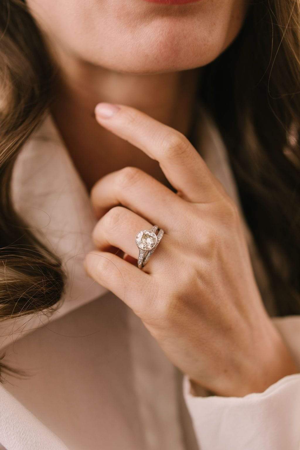 2.58ct old European cut diamond