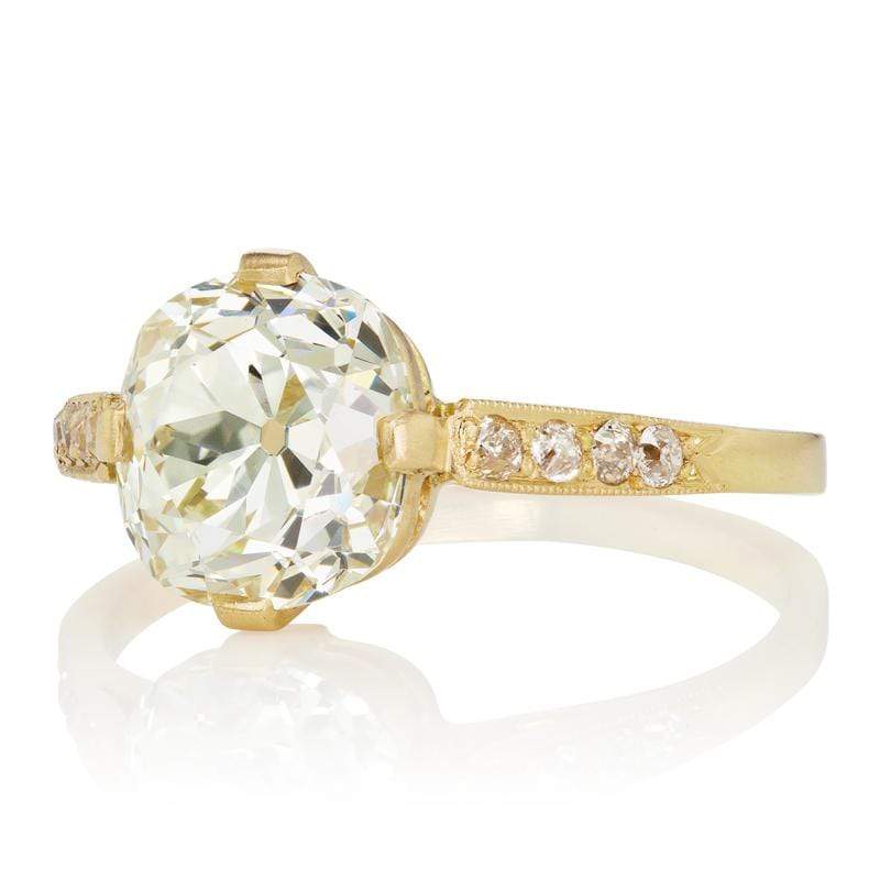 2.58ct old mine cut diamond