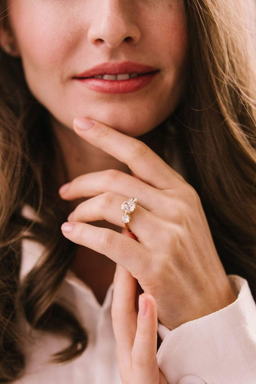 2.58ct old mine cut diamond