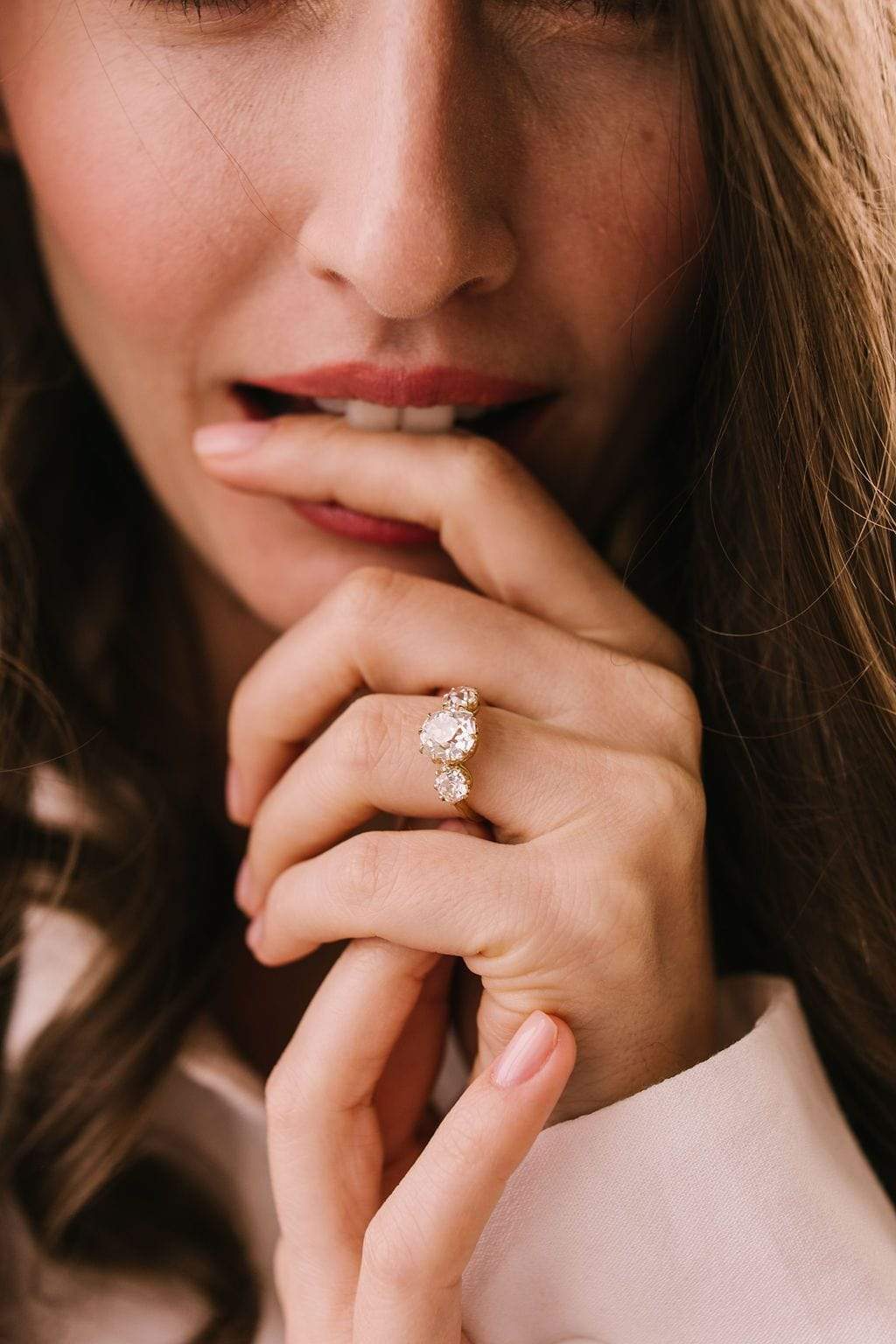 2.58ct old mine cut diamond