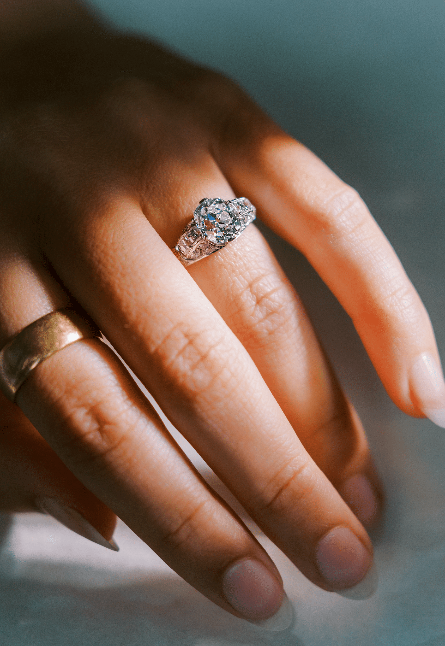 Old Mine cut diamond