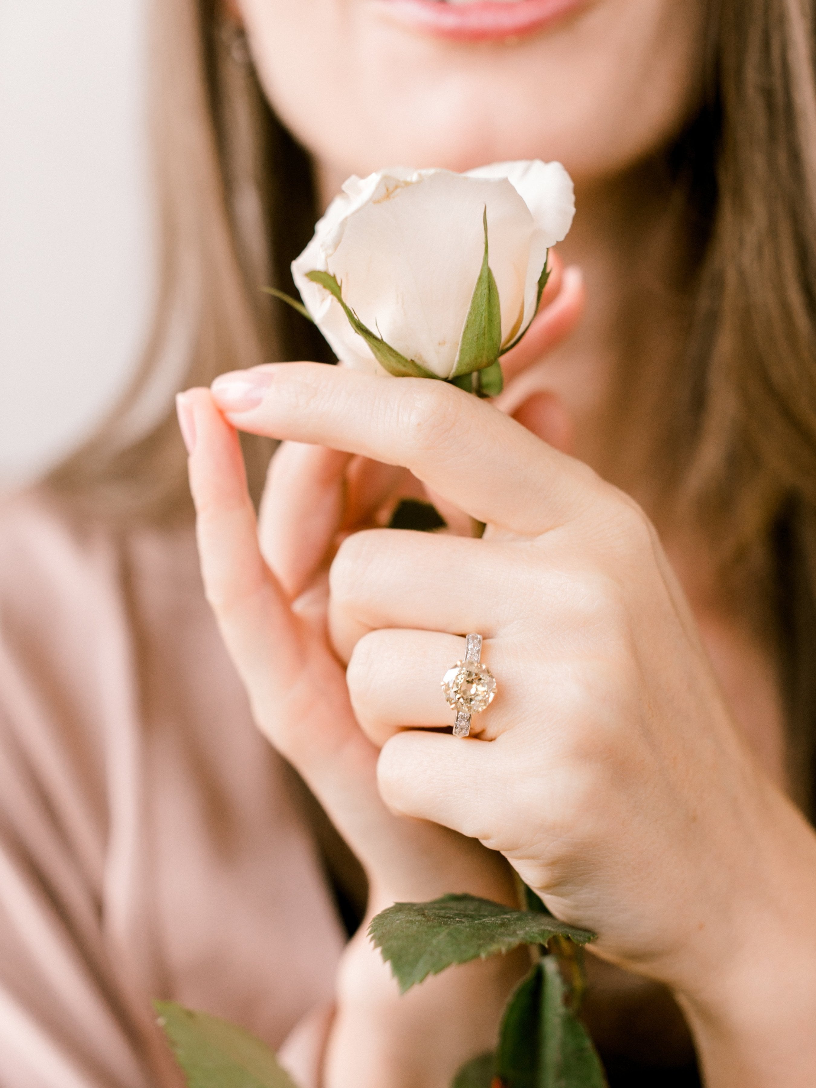 2.60ct old European cut diamond