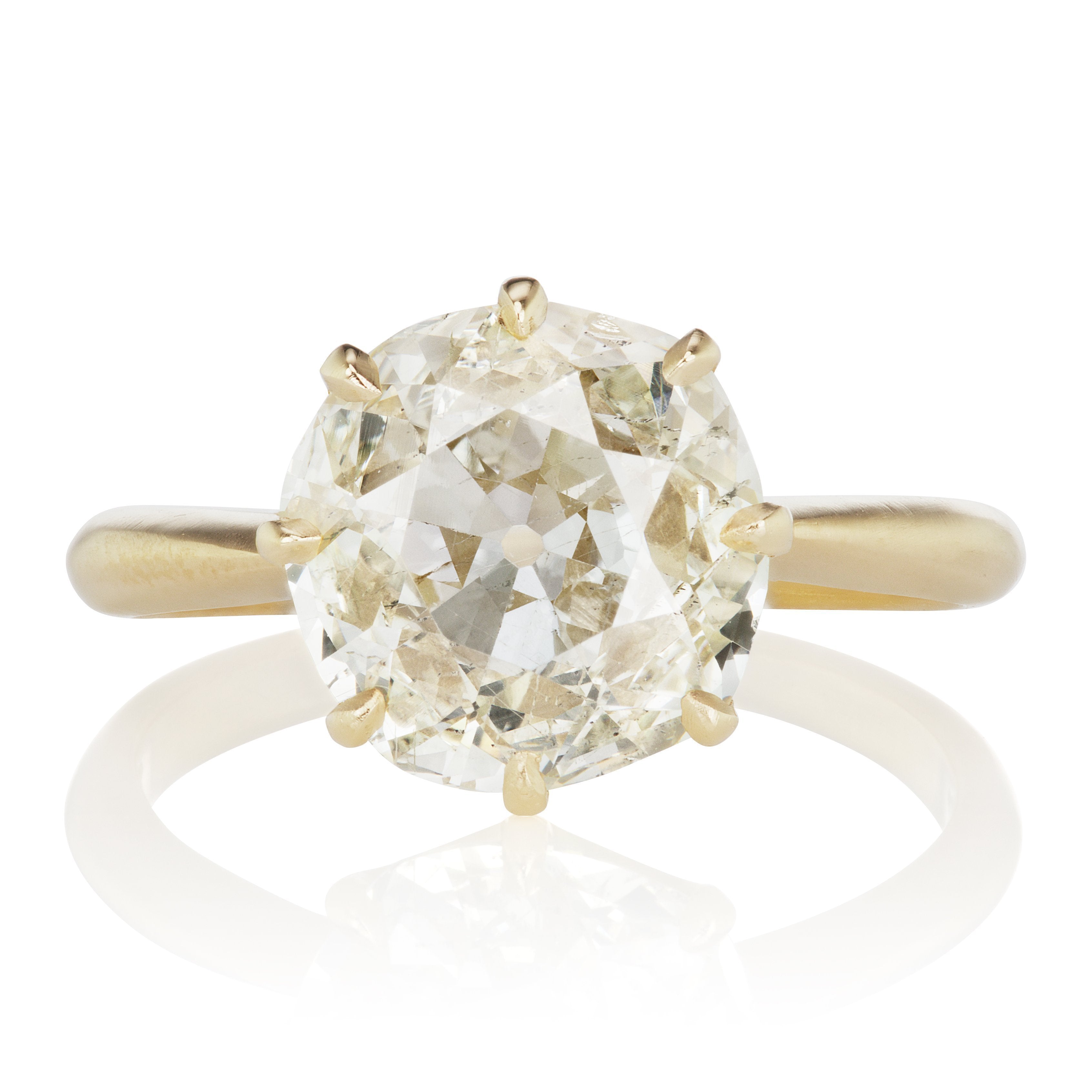 8 Prong Solitaire Engagement Ring - 2.60 Carat | Victor Barbone