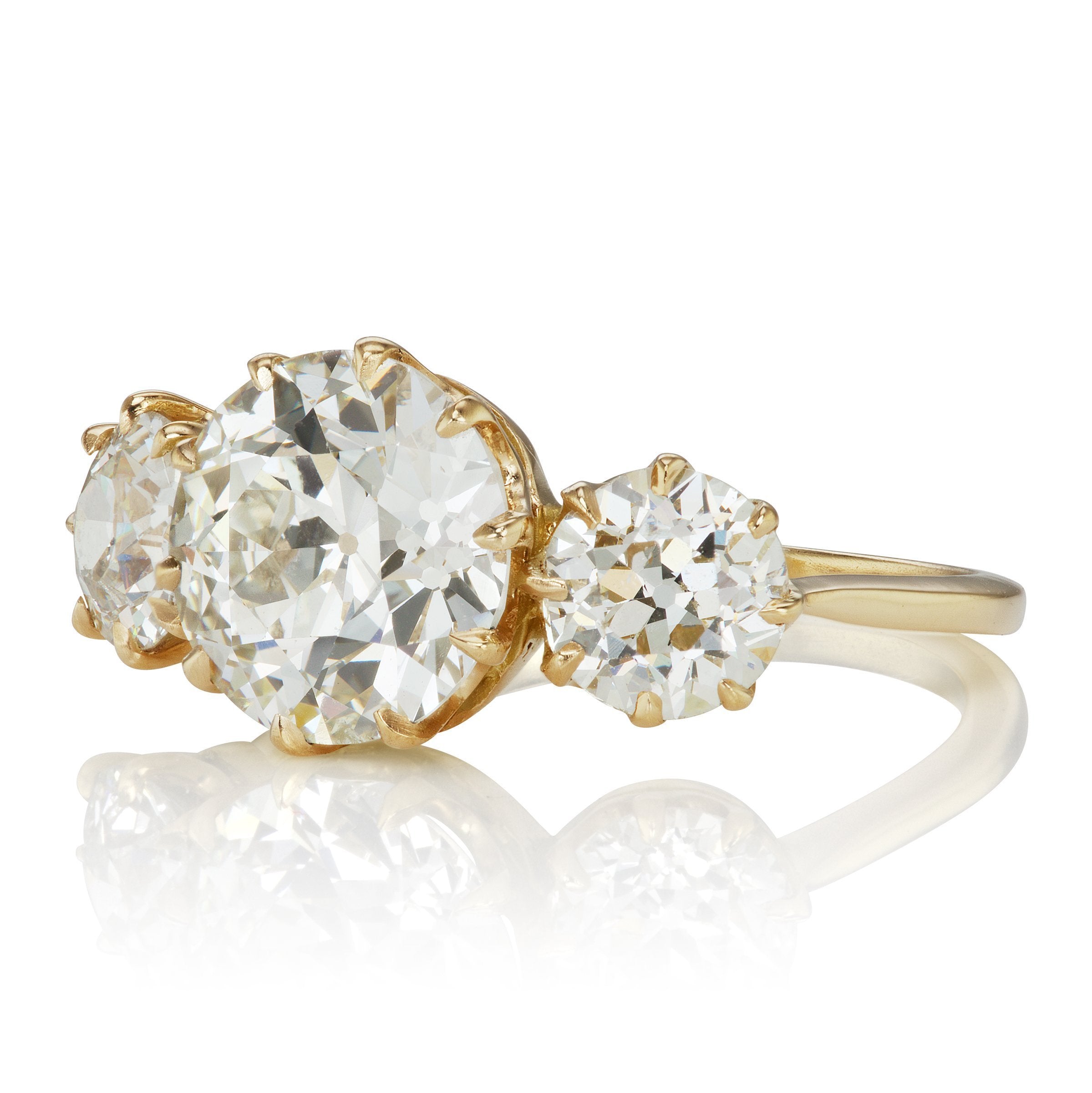 2.61ct old European cut diamond