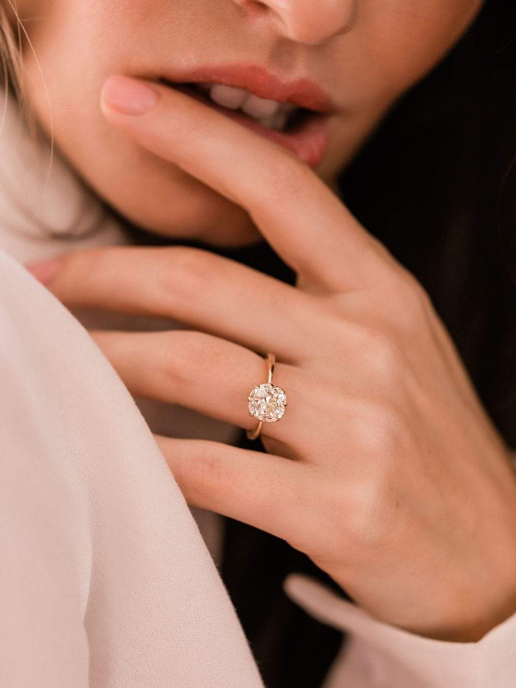 2.62ct old mine cut diamond