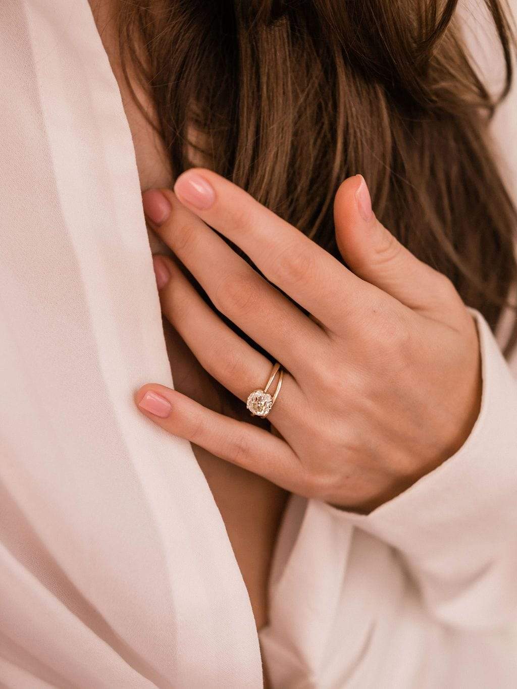 2.62ct old mine cut diamond