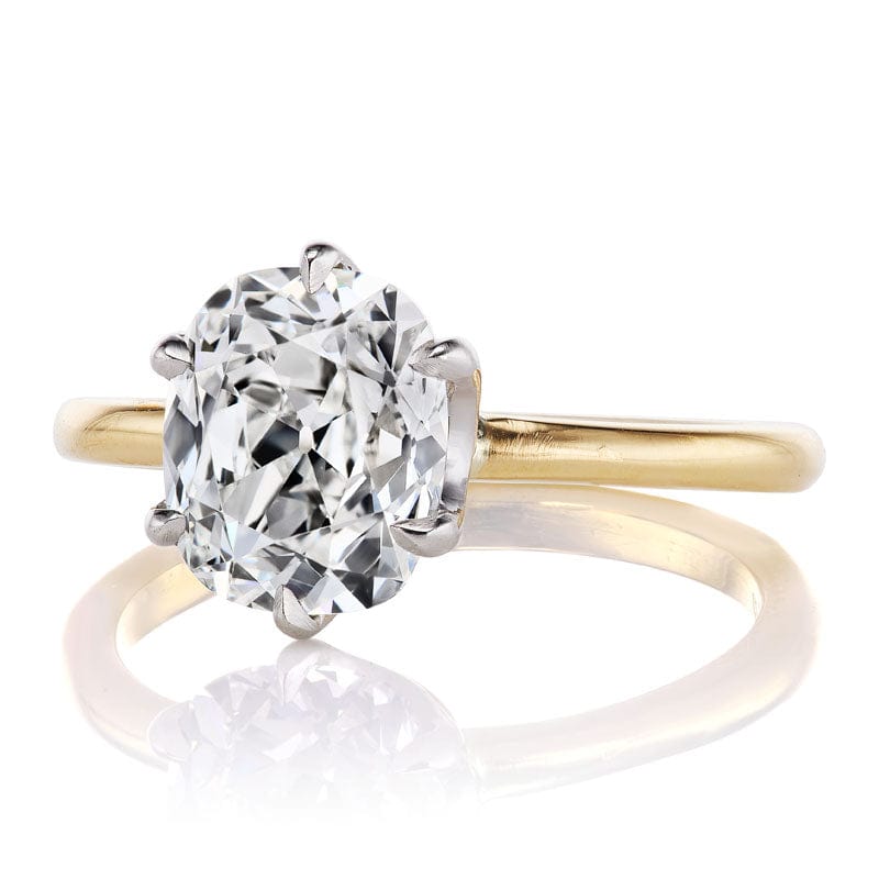 Cushion Cut Solitaire Engagement Ring