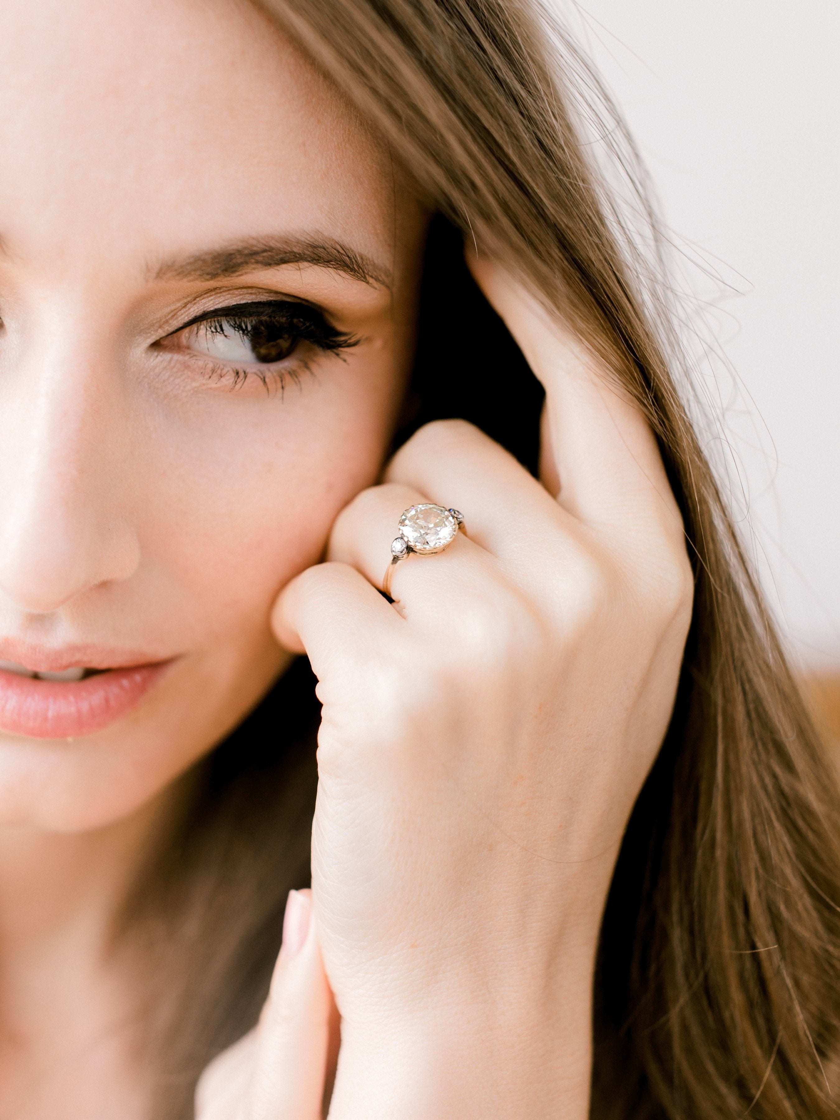 2.63ct old European cut diamond