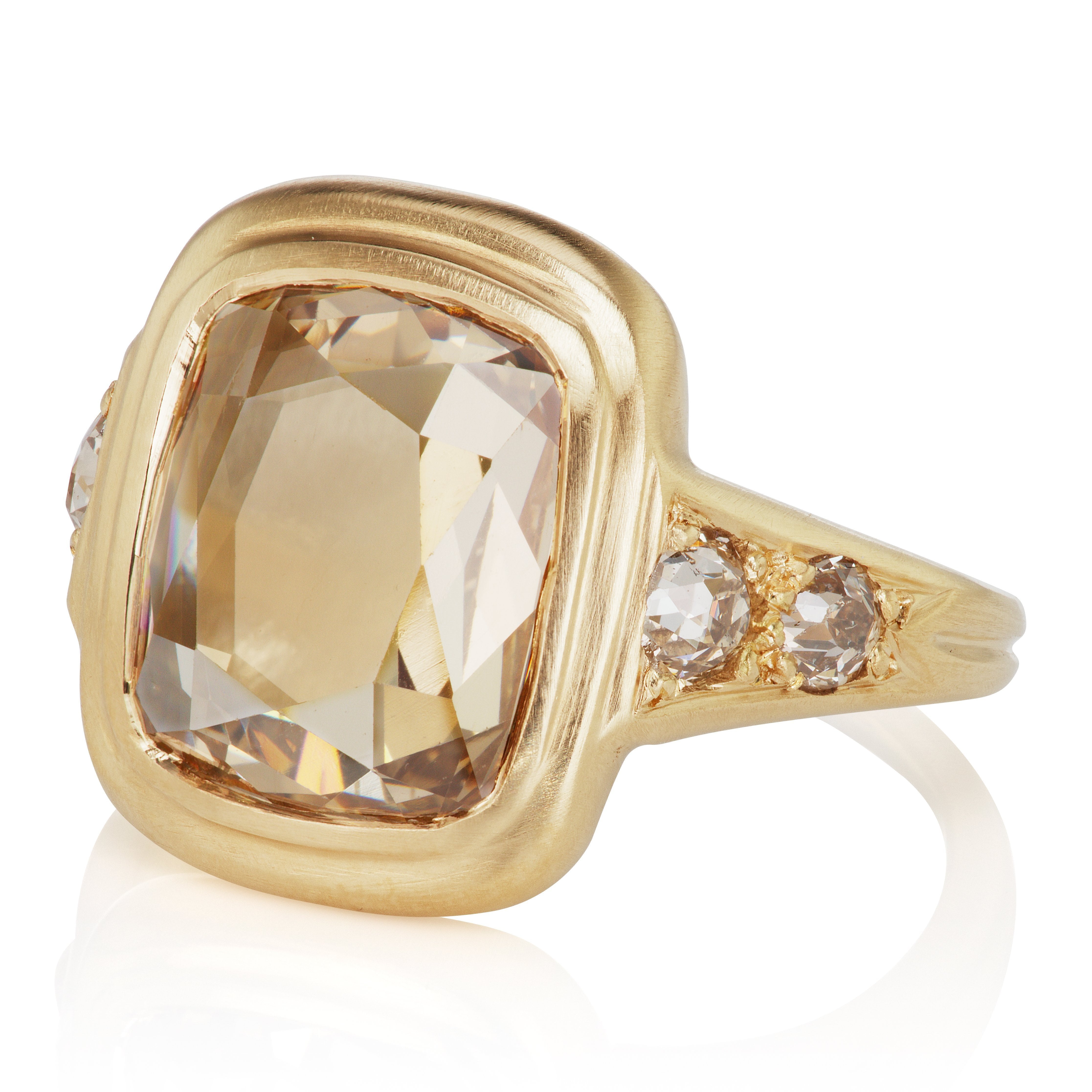 2.70ct rose cut diamond