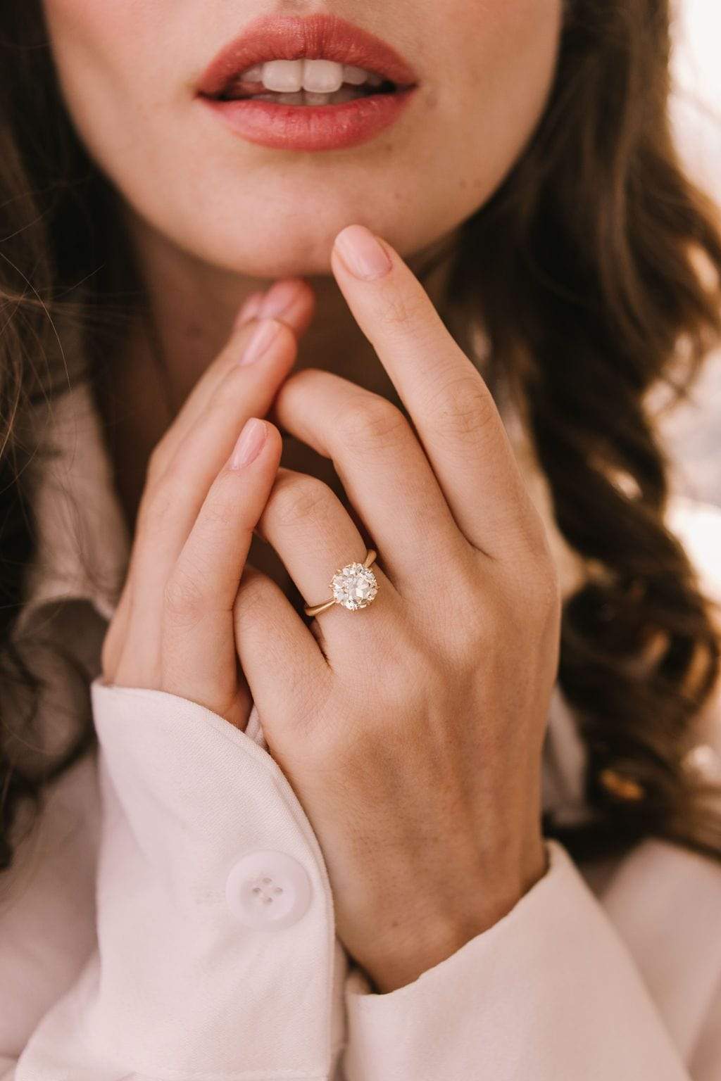 2.77ct old mine cut diamond