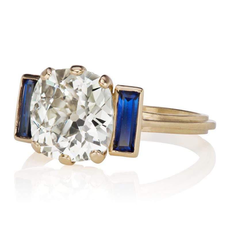 2.80ct old mine cut diamond