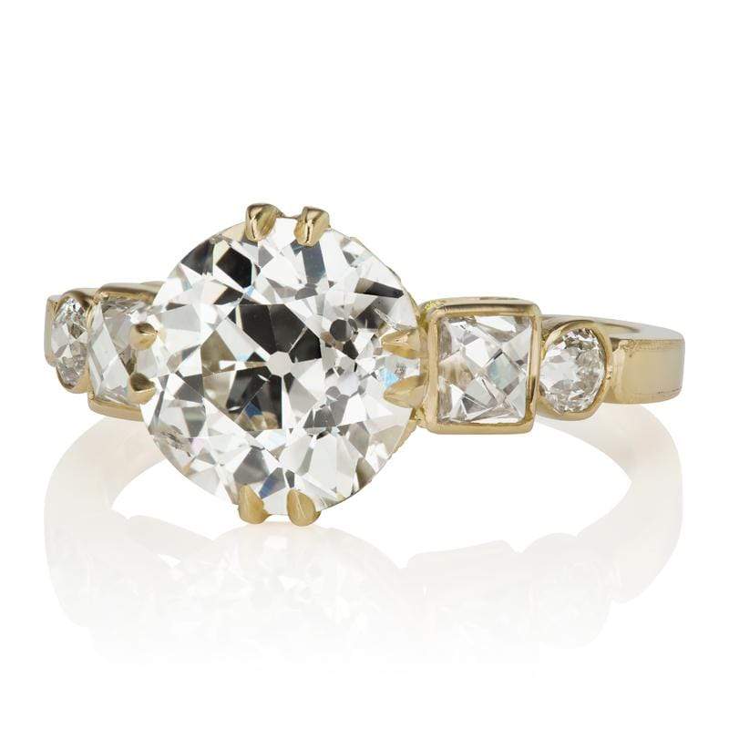 2.85ct old European cut diamond