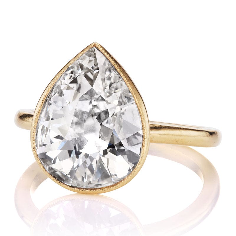 3.00ct pear cut diamond diamond engagement ring