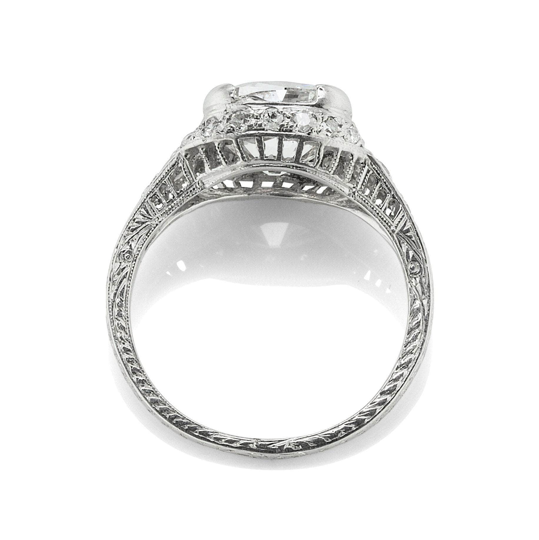 3-4 Carats vintage engagement ring