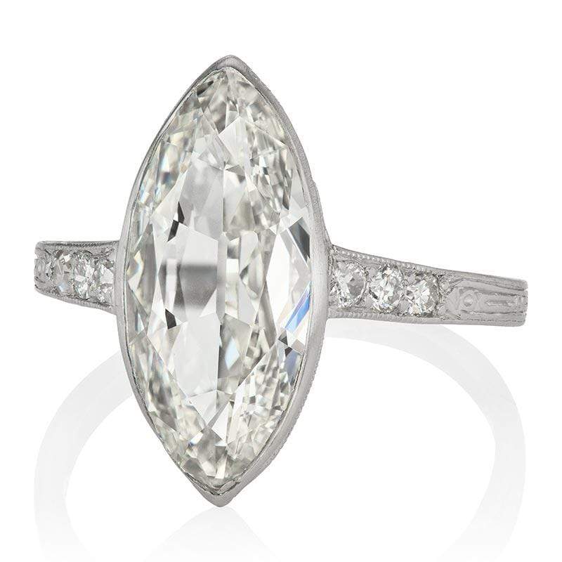 3.01ct Marquise diamond diamond engagement ring