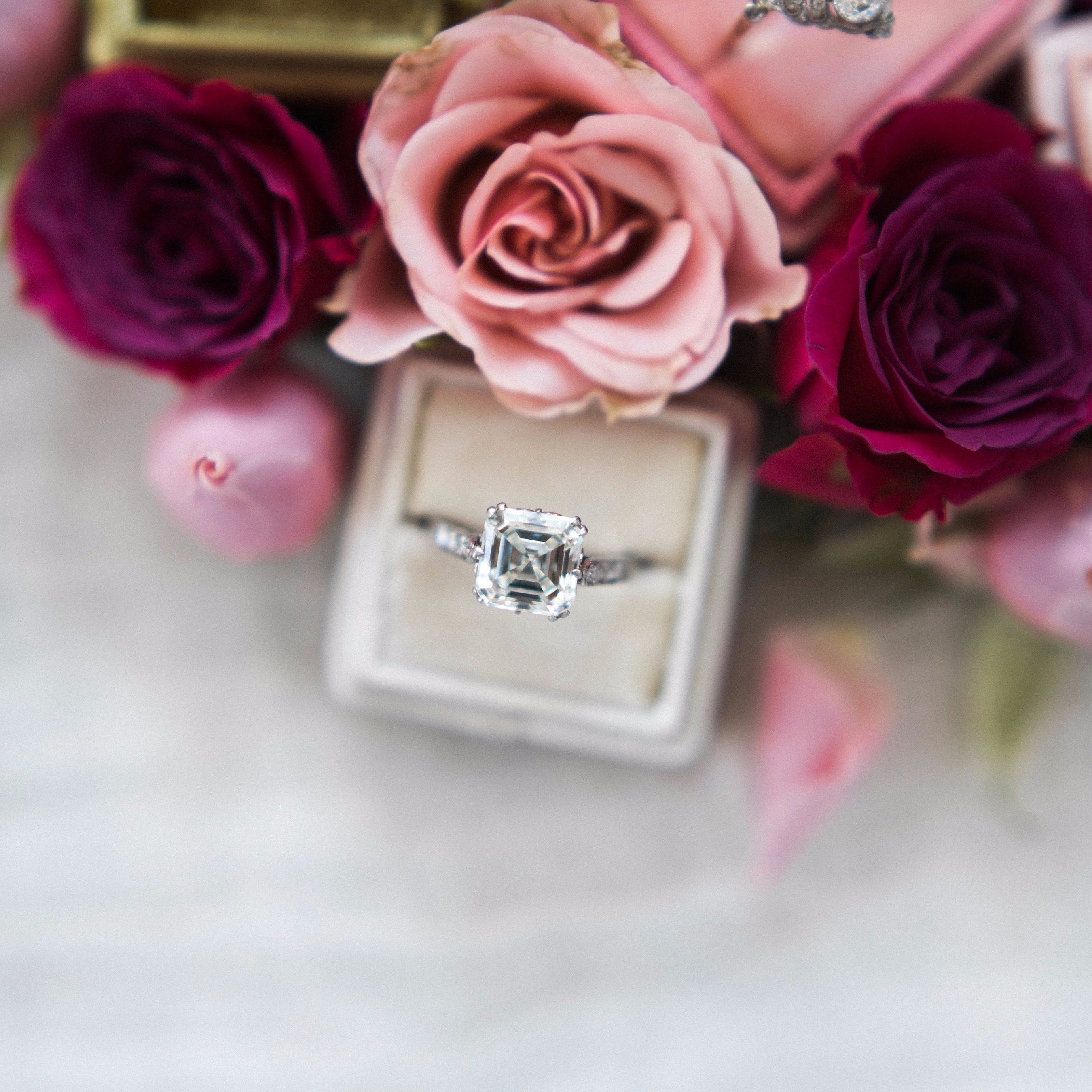 3.02 Carat Asscher Cut Diamond