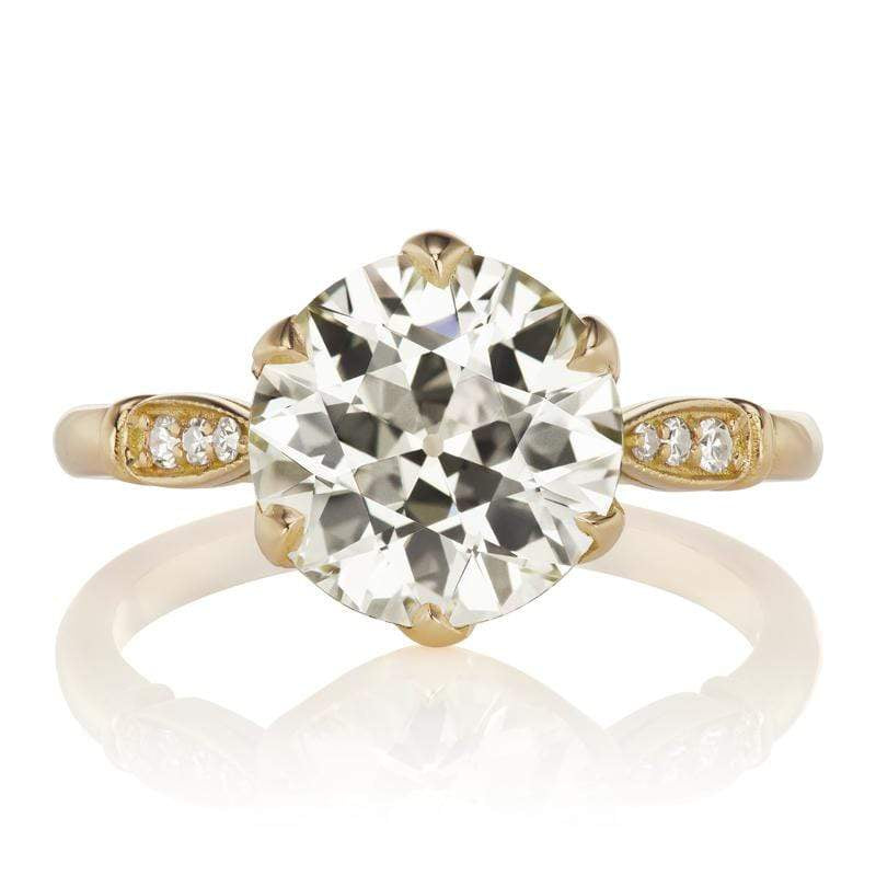 3 Carat Diamond Engagement Ring with Side Stones