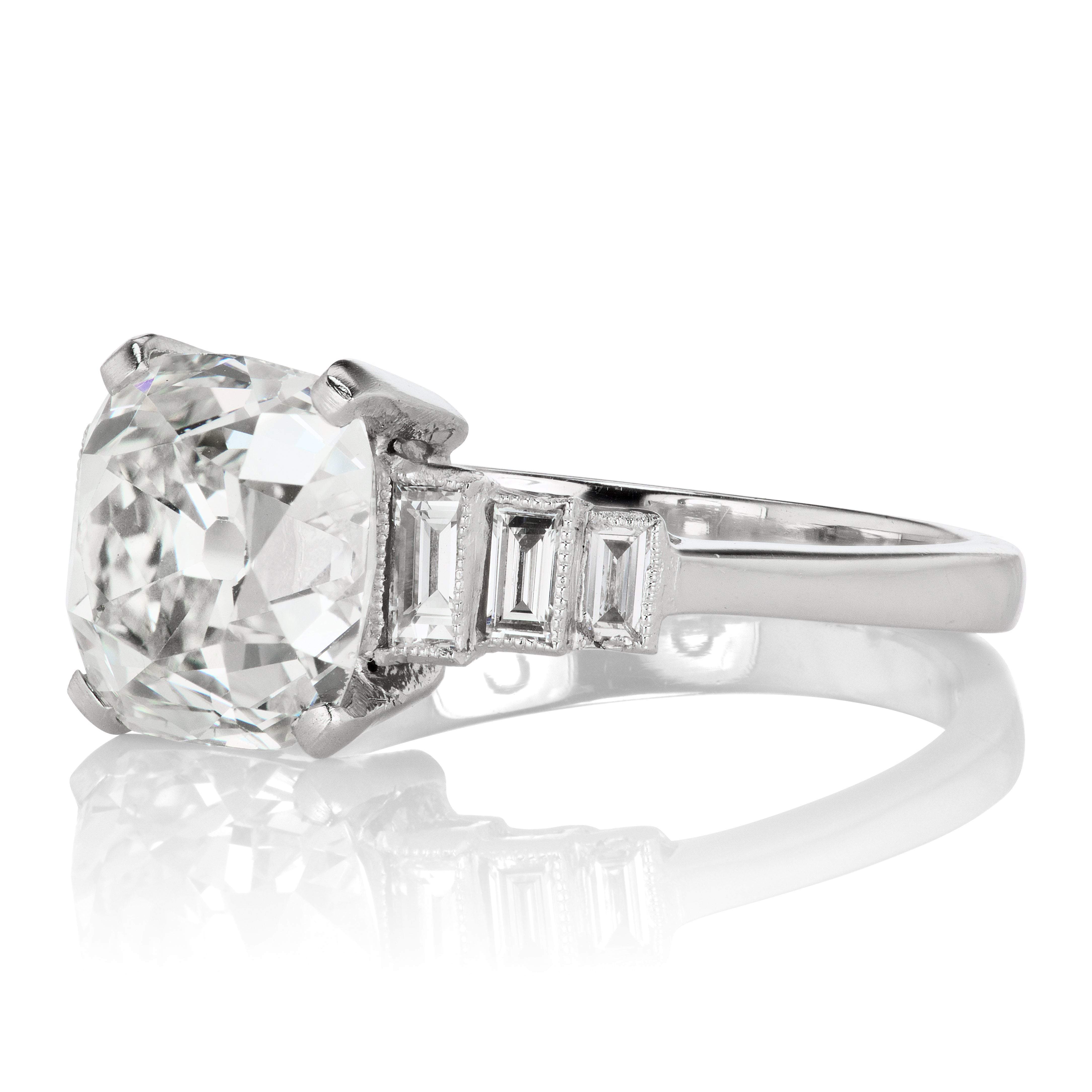 3.08ct old mine cut diamond