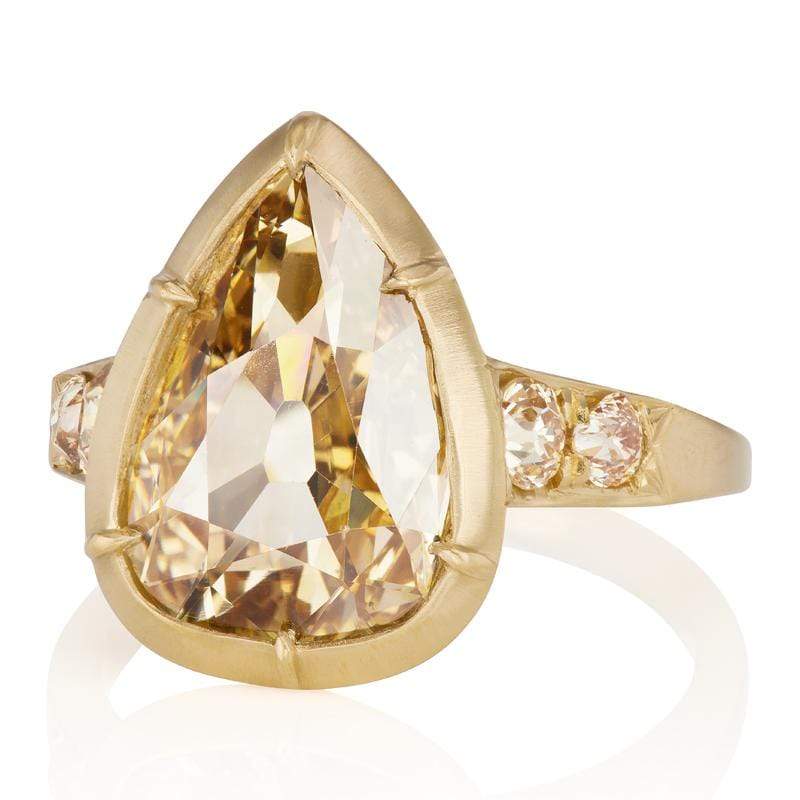 3.20ct Pear cut diamond diamond