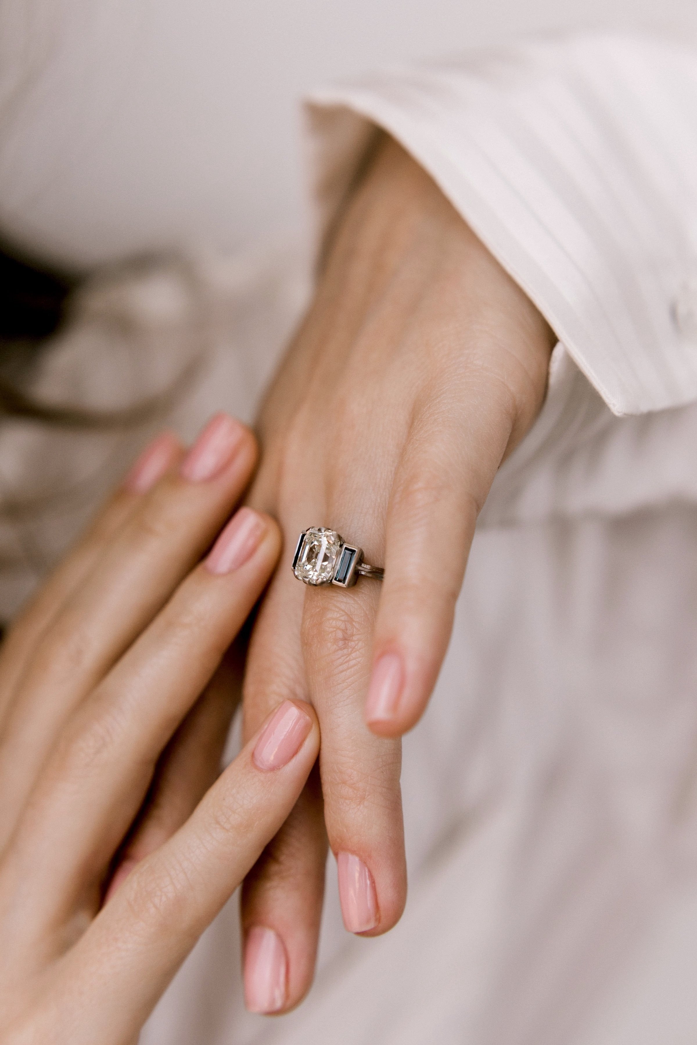 3.24ct Asscher cut diamond