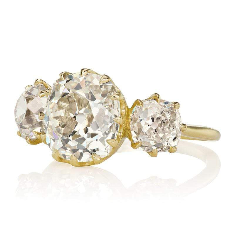 3.34ct old mine cut diamond