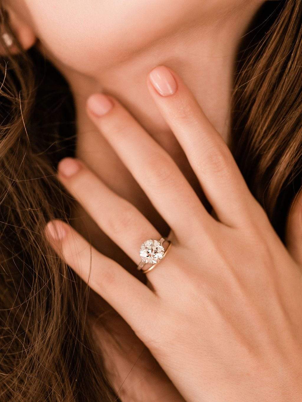 3.41ct old European cut diamond