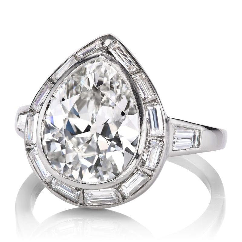 3.50ct pear cut diamond diamond