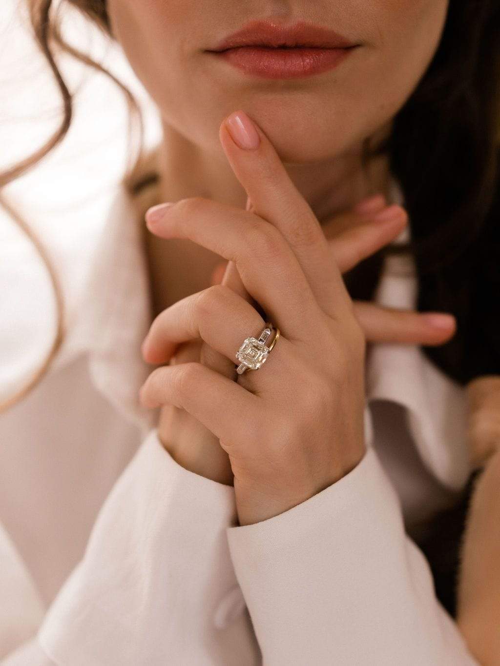 3.59ct Asscher cut diamond