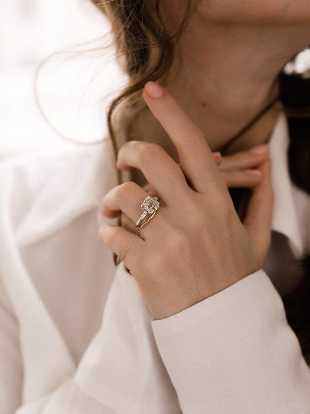 3.59ct Asscher cut diamond