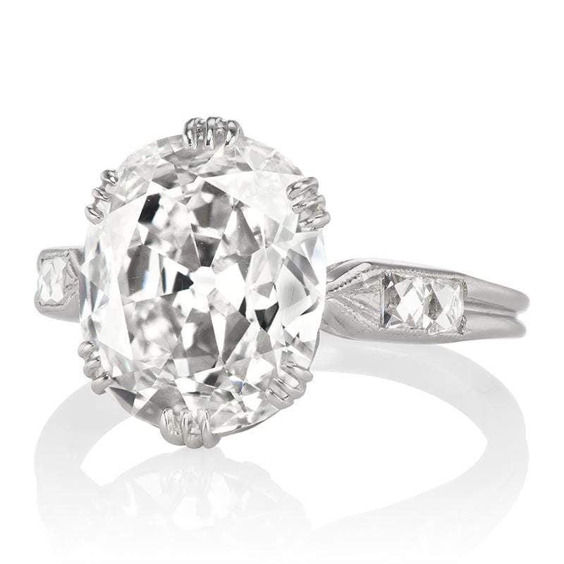 3.59ct Oval cut diamond diamond engagement ring
